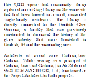 Text Box: This 3,000 square foot community library replaced an existing library on the same site that had been housed in a small, converted single-family residence.  The library is directly connected to the Dunkirk Glass Museum; a facility that was previously constructed to document the history of the glass industry that once flourished in Dunkirk, IN and the surrounding area.
Architects of record were Graham,Love Graham.  While serving as a principal at Graham, Love and Graham, Jim McKibben of McKIBBEN ARCHITECTS, LLC, functioned as the Project Architect for both projects.  
 
 
