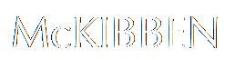 Text Box: McKIBBEN
